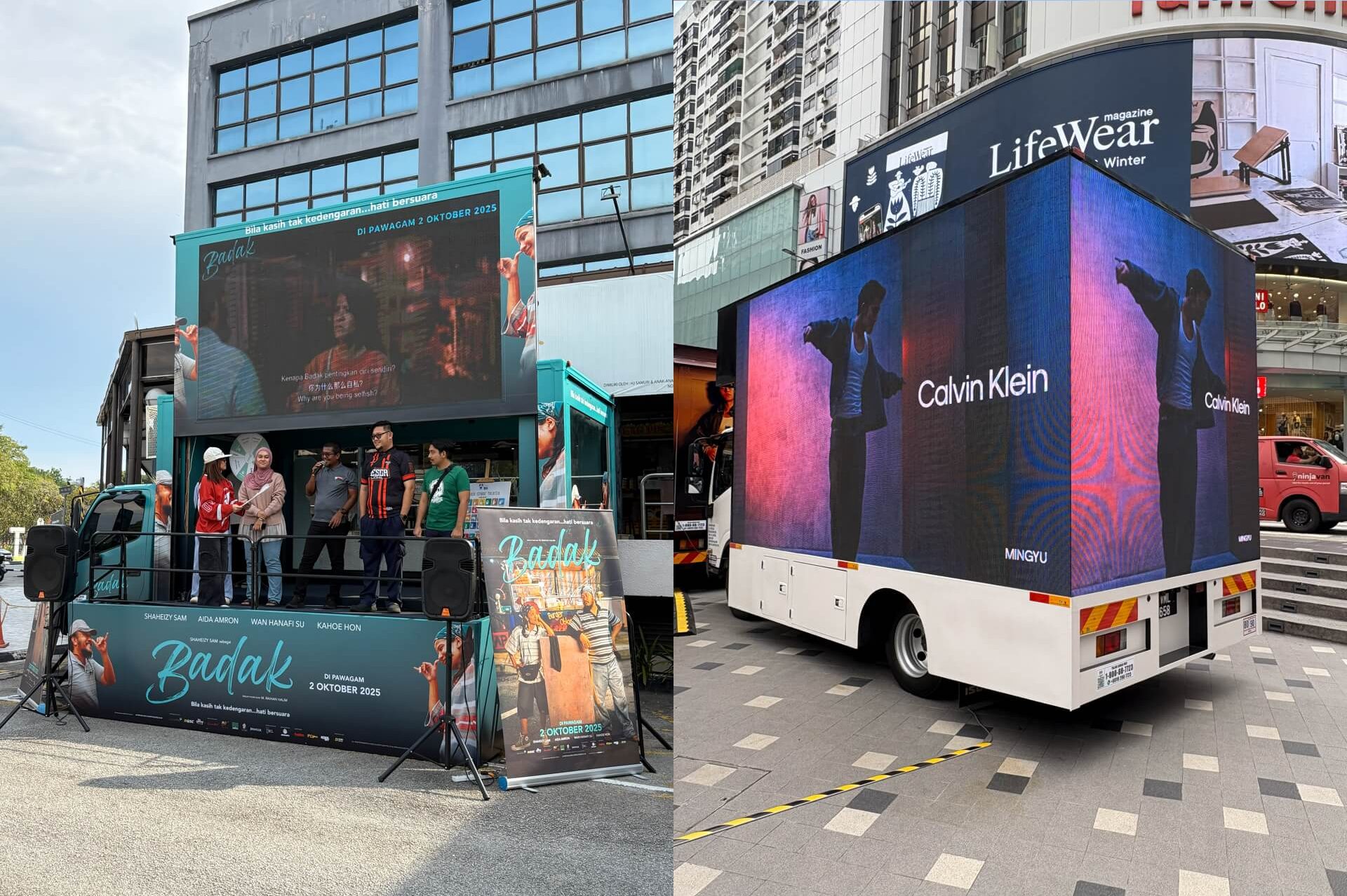 Badak Event Truck | Calvin Klein Advertising Truck Badak Event Truck | Calvin Klein Advertising Truck