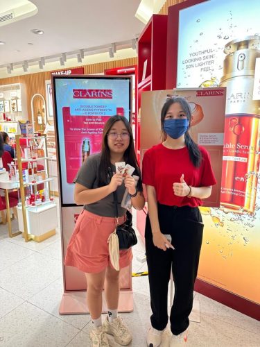 Clarins in-store activation (MY)